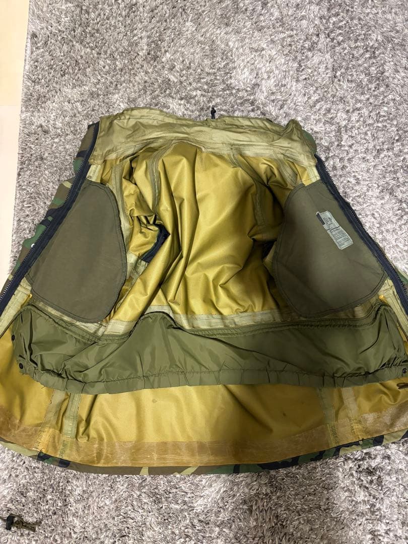 米軍実物　ECWCS ウッドランドカモ ゴアテックスパーカー迷彩ミリタリー