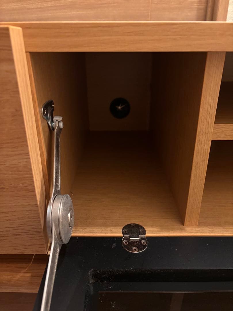 楽天grove購入　北欧テレビボード　オーク材　日本製　完成品