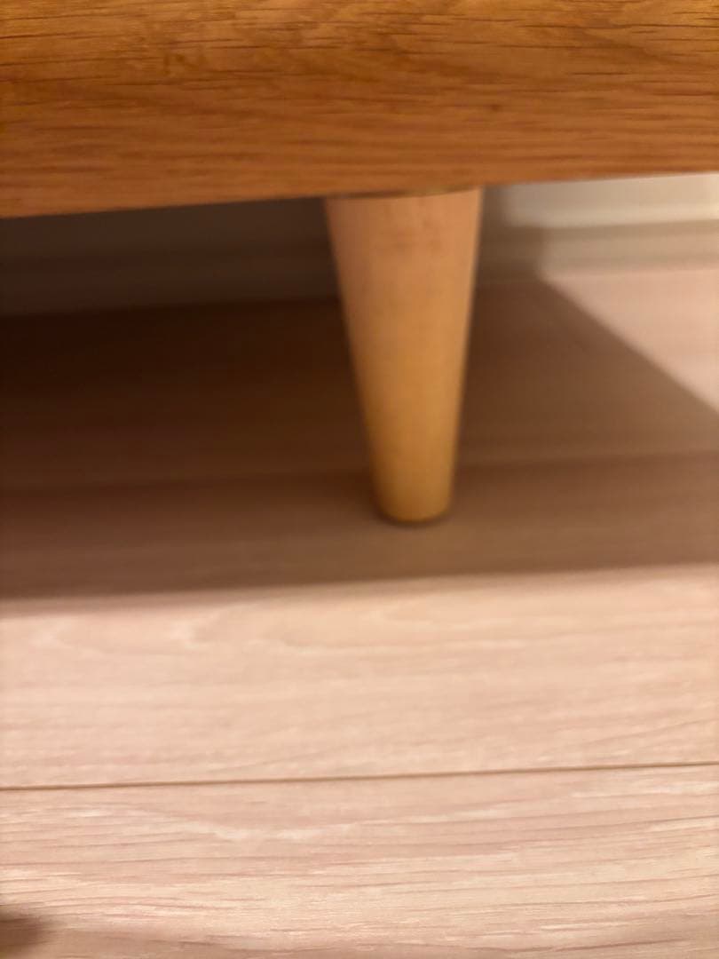 楽天grove購入　北欧テレビボード　オーク材　日本製　完成品