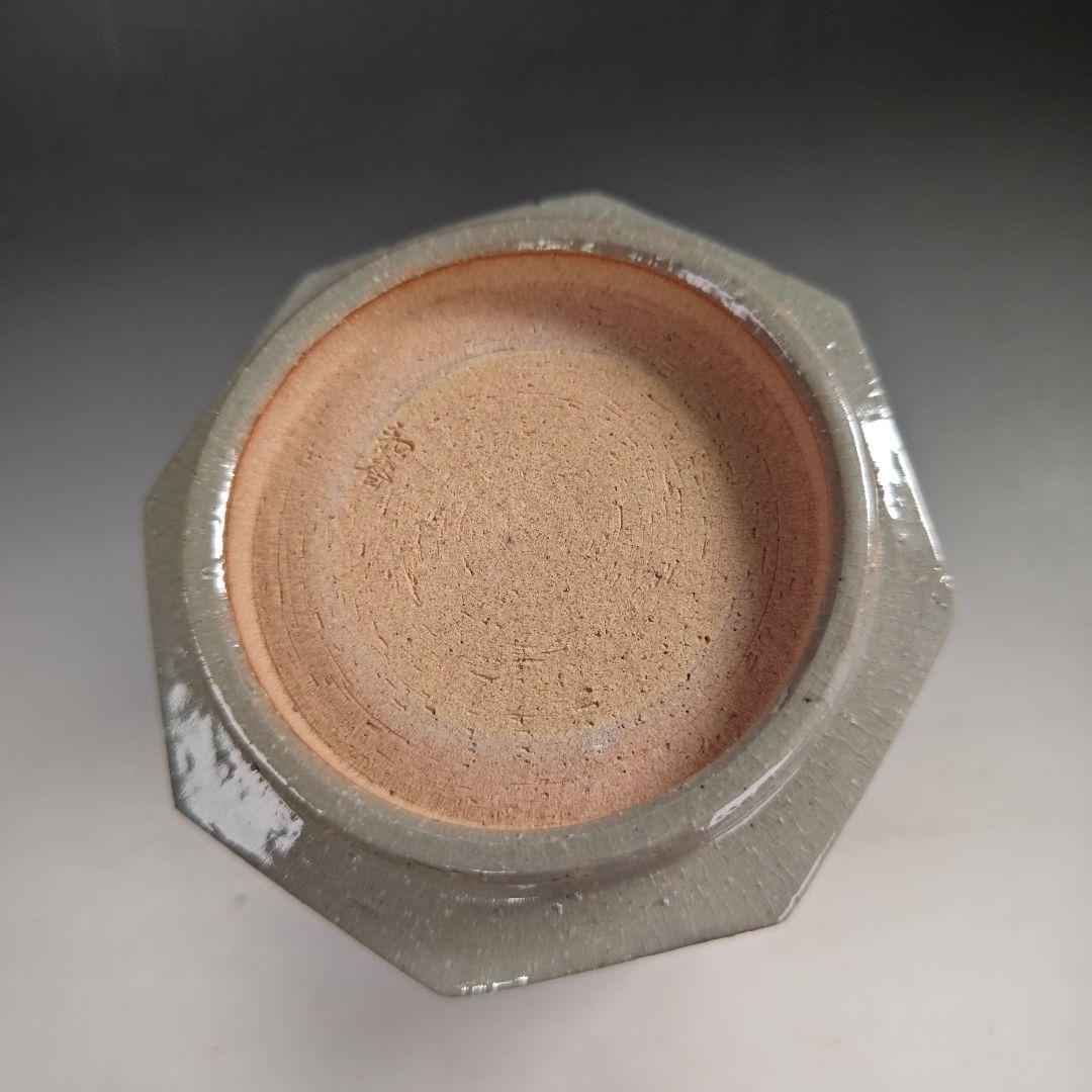 ウ267 水指『沖野和香』『乾山　八角　蛍　水指　共箱』茶道具