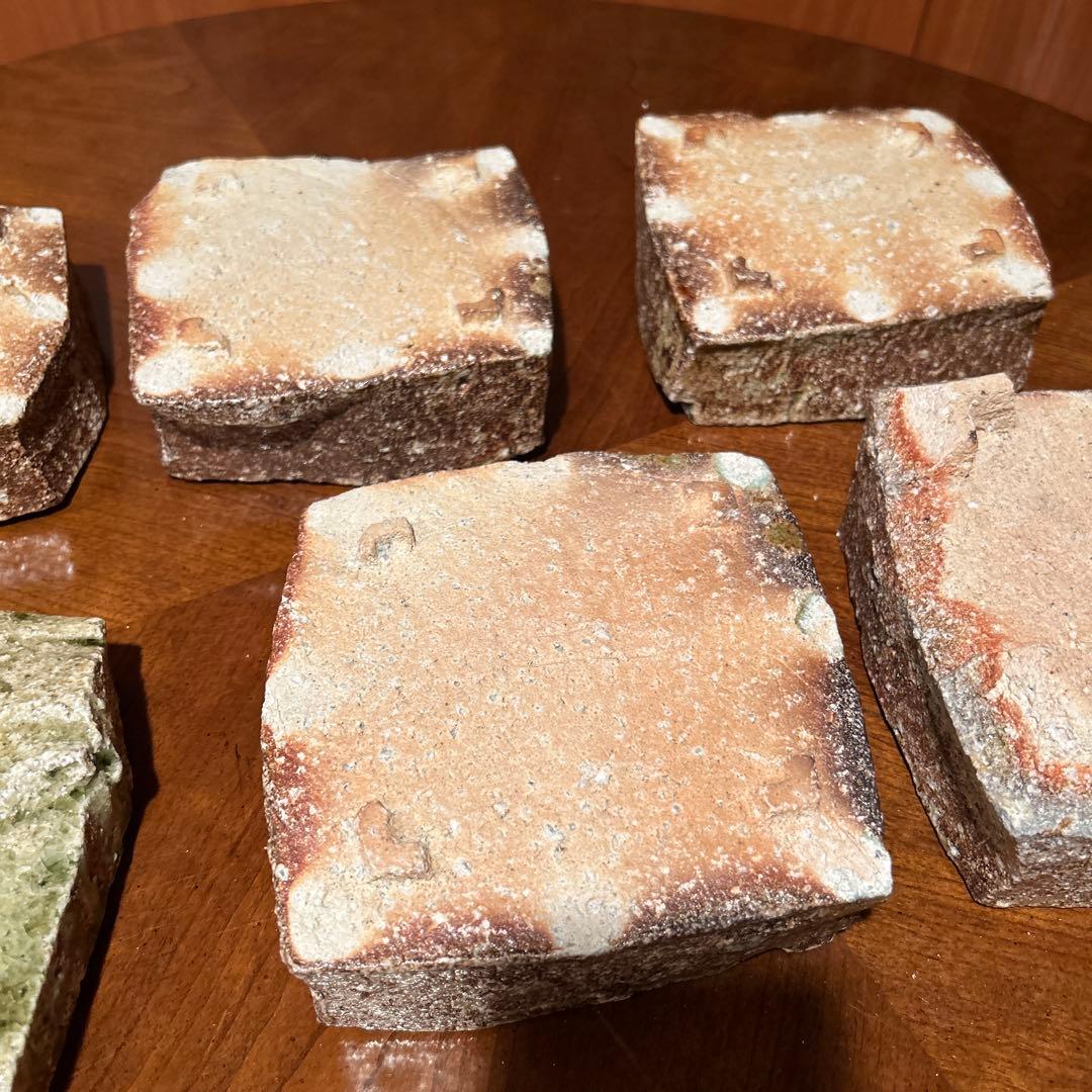 新品①◆作家　澤　克典作　信楽焼　五段重　一点物