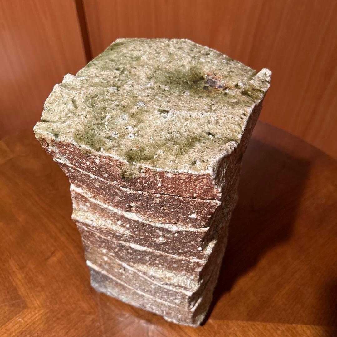 新品①◆作家　澤　克典作　信楽焼　五段重　一点物