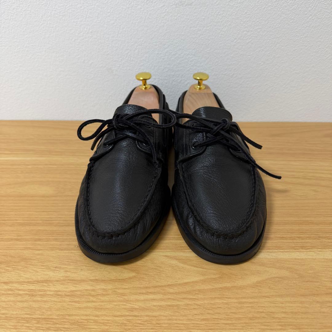 パラブーツ　バース　8サイズ　ブラック　レザー　デッキシューズ