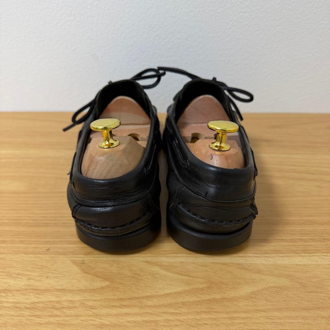 パラブーツ　バース　8サイズ　ブラック　レザー　デッキシューズ