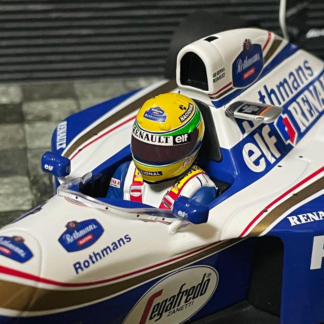 カスタム品 1/18 PMA ウィリアムズ ルノー FW16 アイルトン・セナ