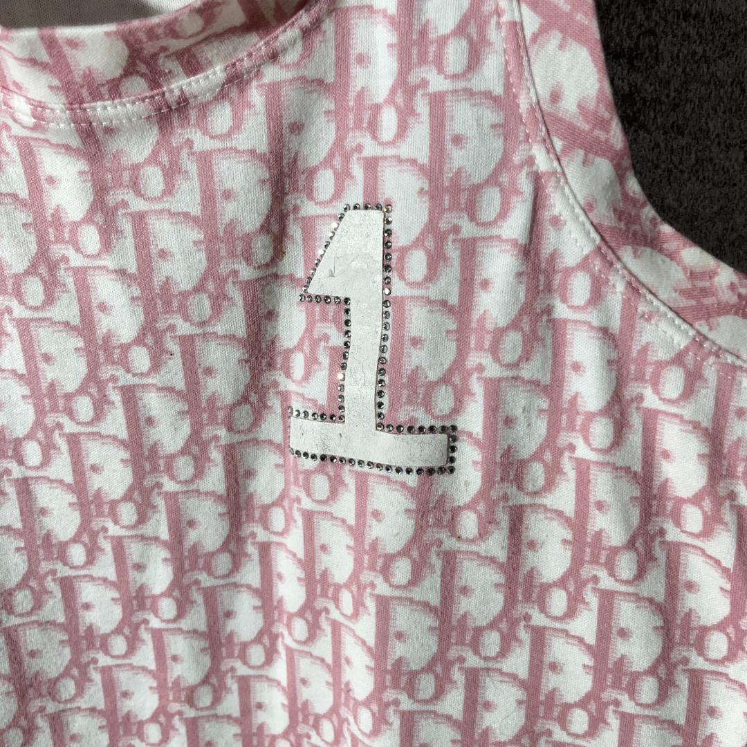 [大人気]　ディオール　Dior　タンクトップ　トロッター　コットン　ガリアーノ