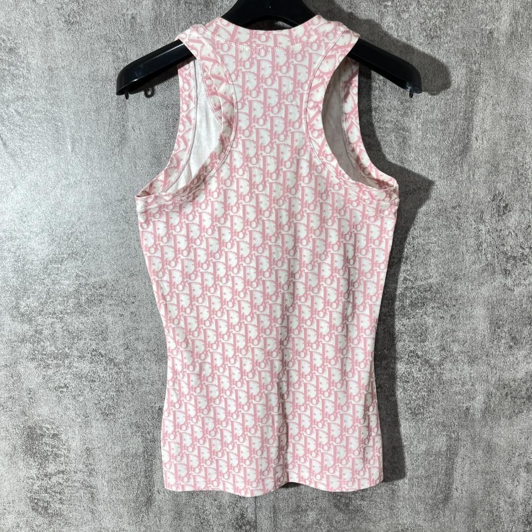 [大人気]　ディオール　Dior　タンクトップ　トロッター　コットン　ガリアーノ