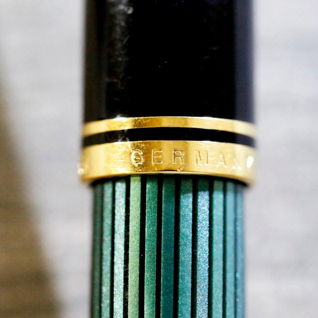 【送料込み】ペリカン ボールペン スーベレーン Ｒ６００ 緑縞