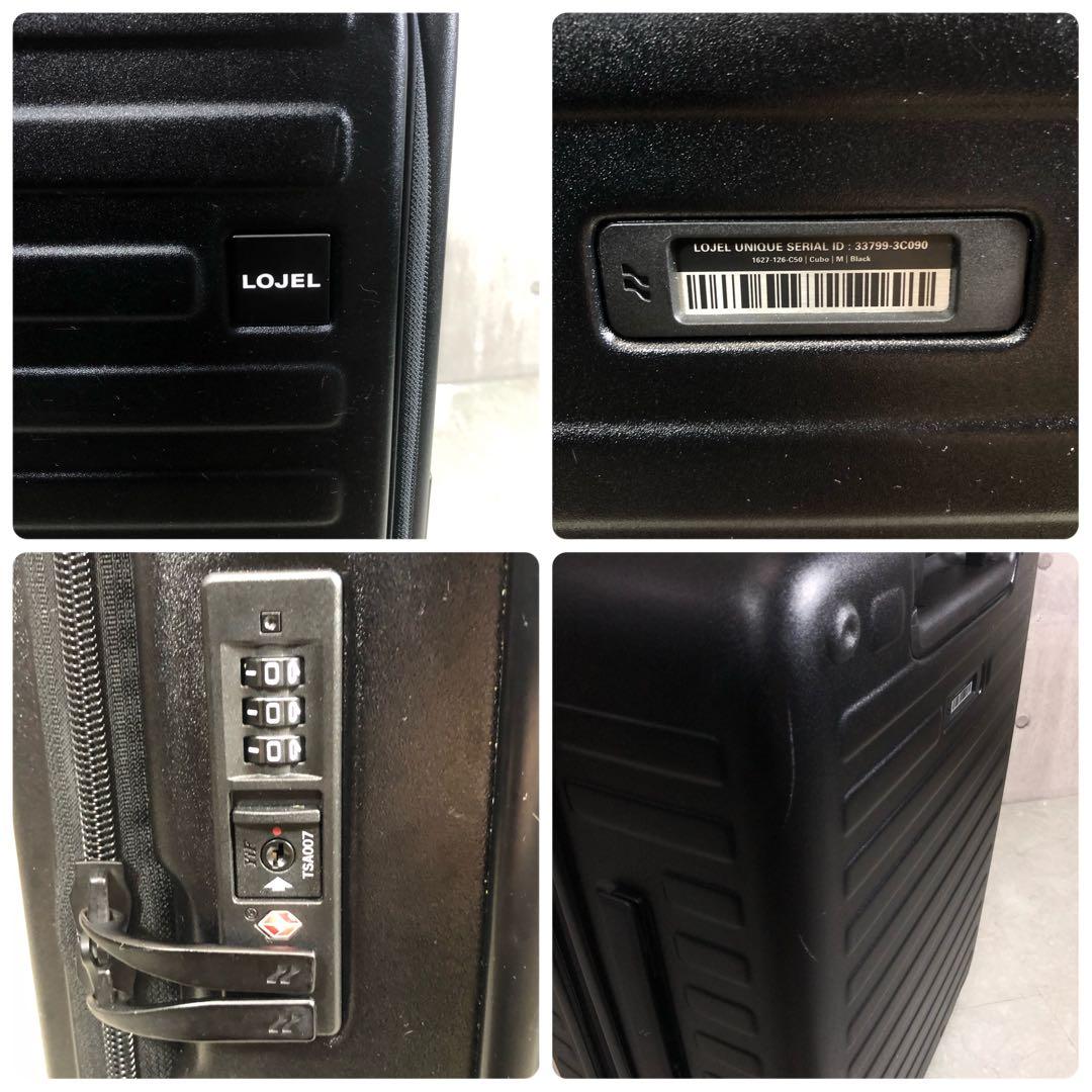 LOJEL　Cubo　スーツケース　ブラック　TSAロック　約70L　4輪