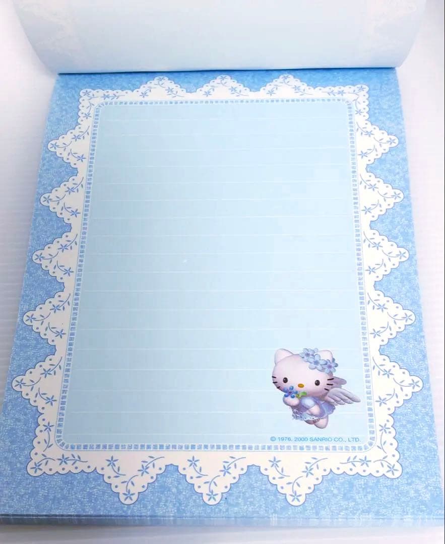 大判メモ　エンジェル　ハローキティ　メモ帳　平成レトロ　レタパ　サンリオ　天使