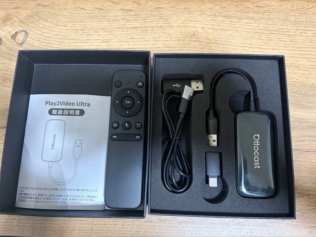 Ottocast Play2Video Ultra + リモコン付き セット