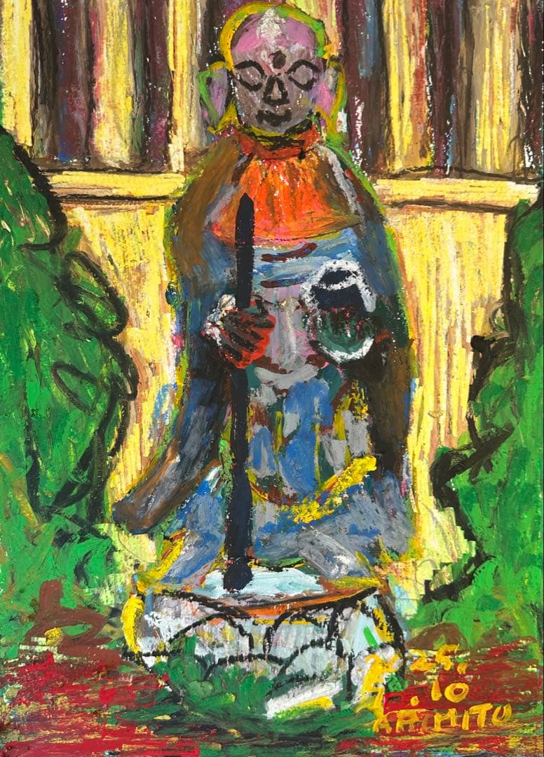 難波で見つけた地蔵