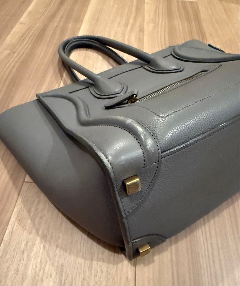 Meow Two様【値下げ】Céline グレー ハンドバッグ