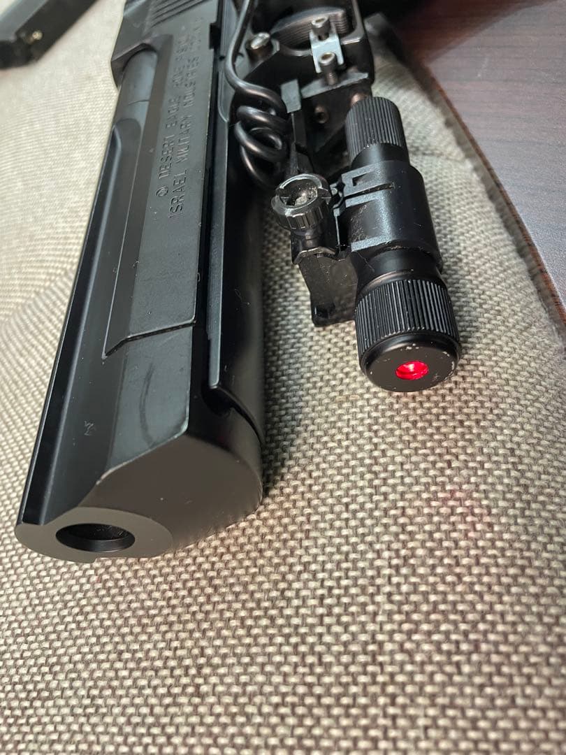 デザートイーグル 50AE レーザーサイトリモートSW付ガスガン ★美品マルイ