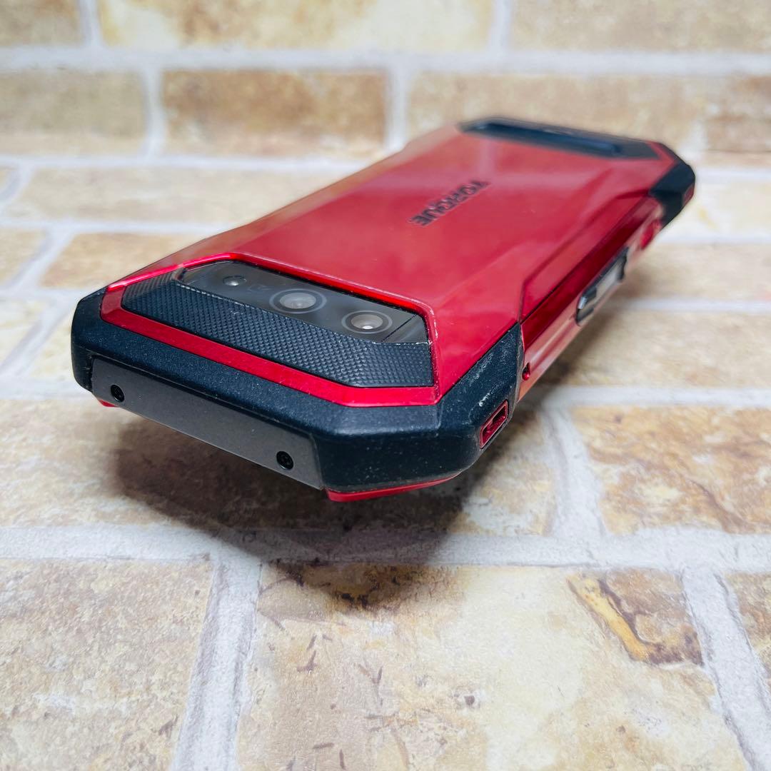 SIMフリー TORQUE 5G 128GB レッド 高耐久スマホ 動作良好