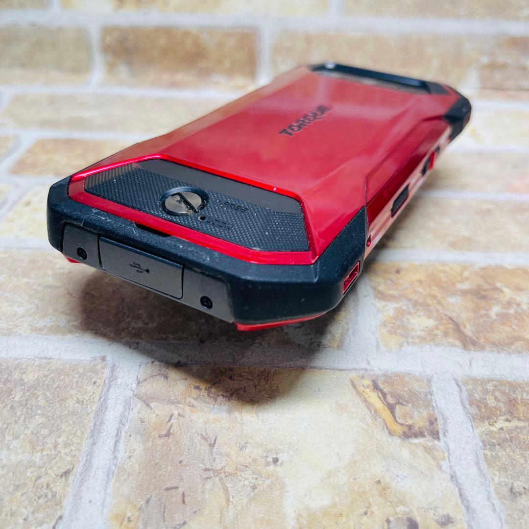 SIMフリー TORQUE 5G 128GB レッド 高耐久スマホ 動作良好