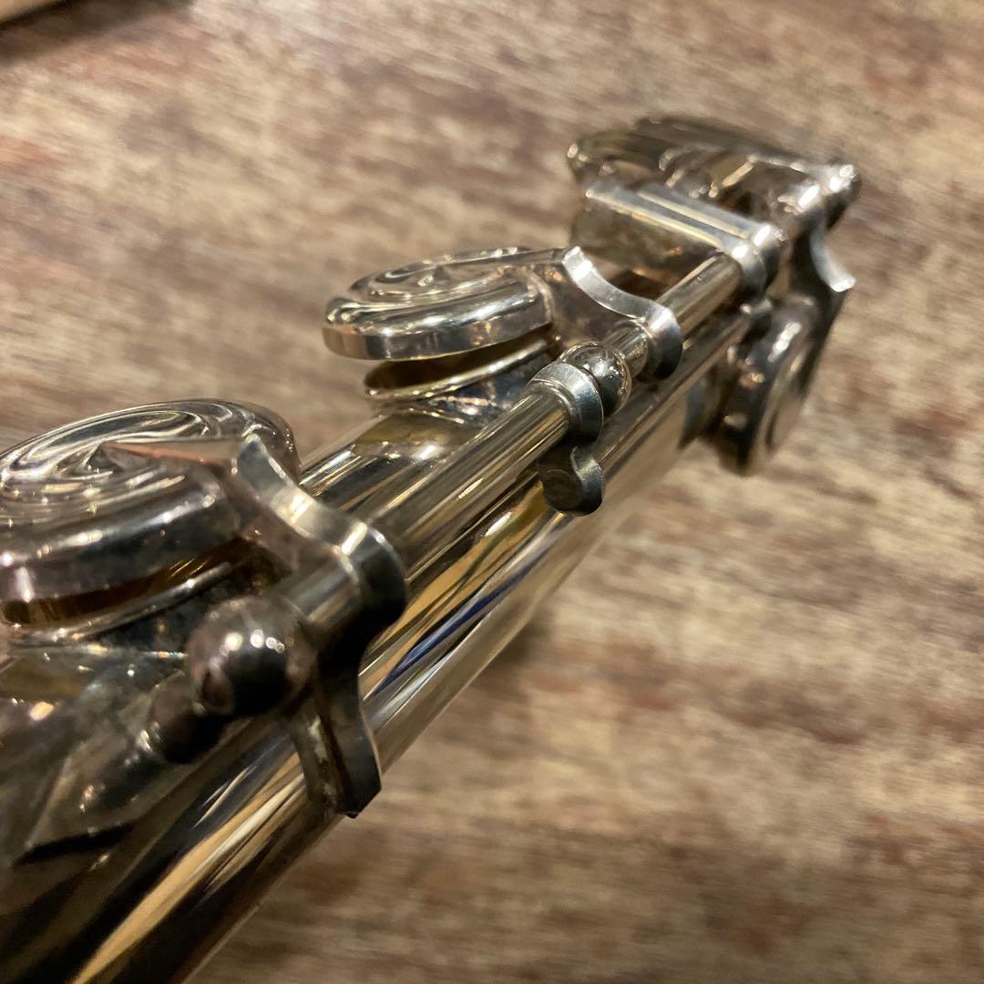 YAMAHA ヤマハ フルート YFL-351 リップ銀製 管体銀メッキ 吹奏