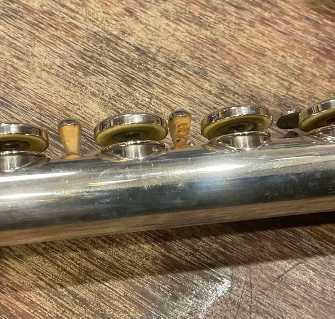 YAMAHA ヤマハ フルート YFL-351 リップ銀製 管体銀メッキ 吹奏