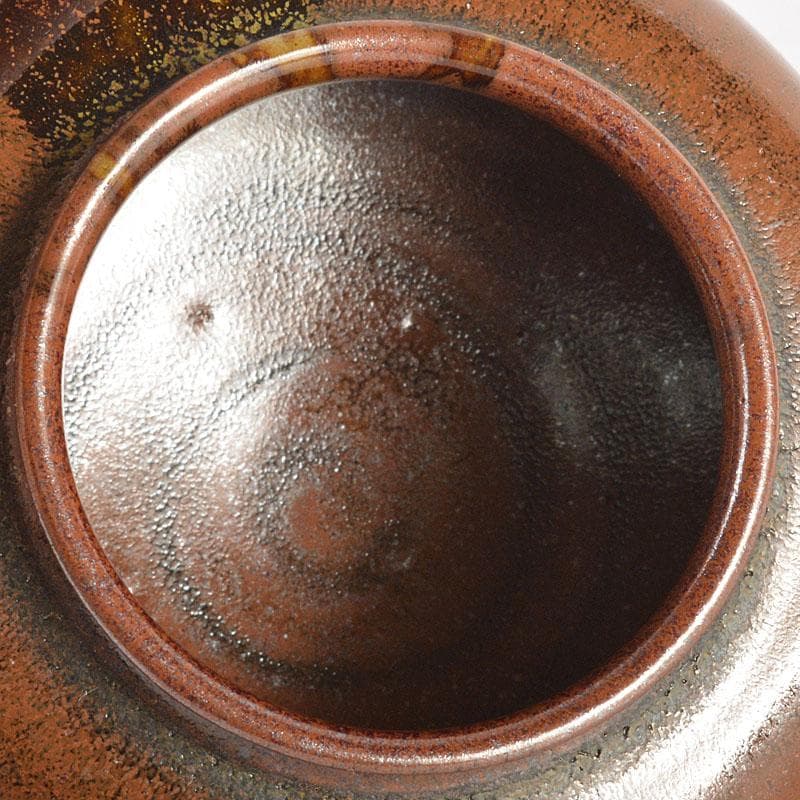 茶道具　京焼　笹田有祥作　大海茶入　共箱　V　6779