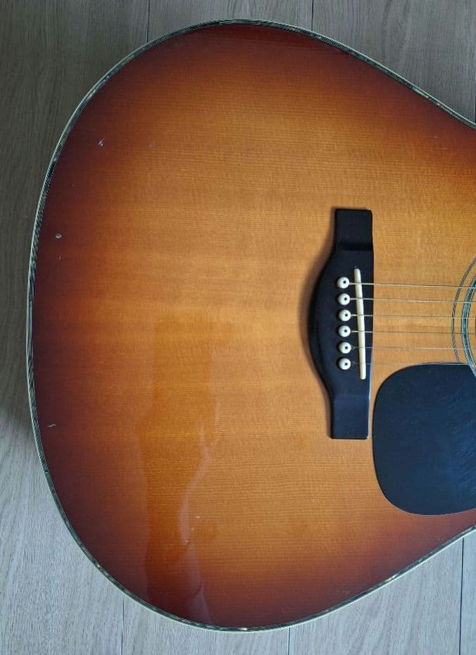 YAMAHA LD-10S サンバースト 革ラベル