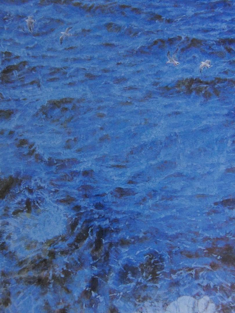 三原捷宏、【滄風】、希少な額装用画集より、新品額装付、状態良好