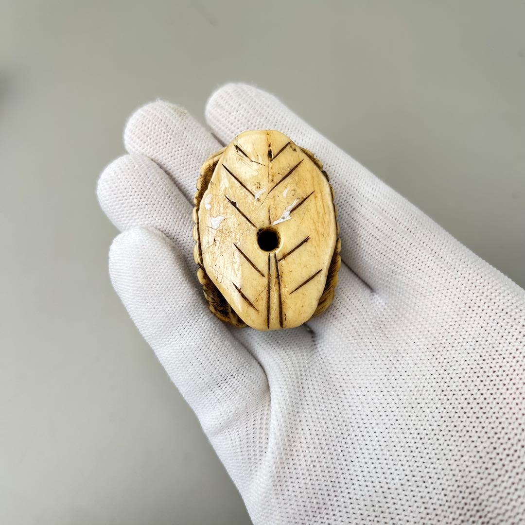 彫刻極上根付天然素材アンティーク骨董飾り物古美術置物細密細工