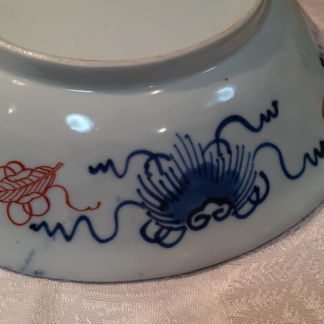 お値打ち❤️古伊万里ねずみ大根紋様盛り鉢