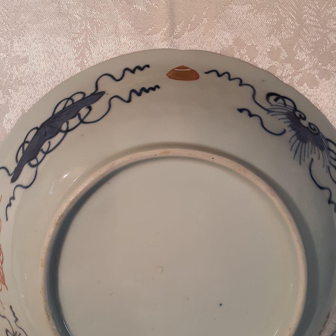 お値打ち❤️古伊万里ねずみ大根紋様盛り鉢