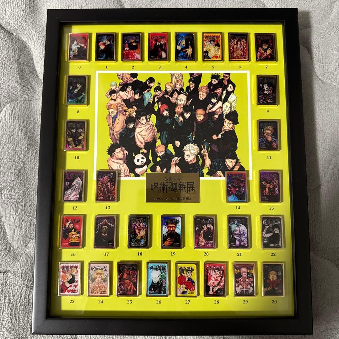 魔*羅様 呪術廻戦　全巻ピンズセット(額縁付き) 限定