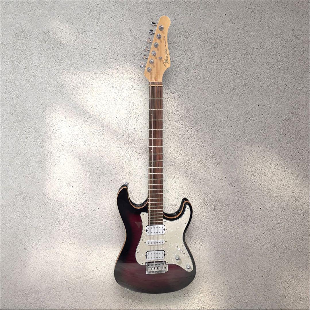 Mavis MST-600 エレキギターメイプルレッド　149