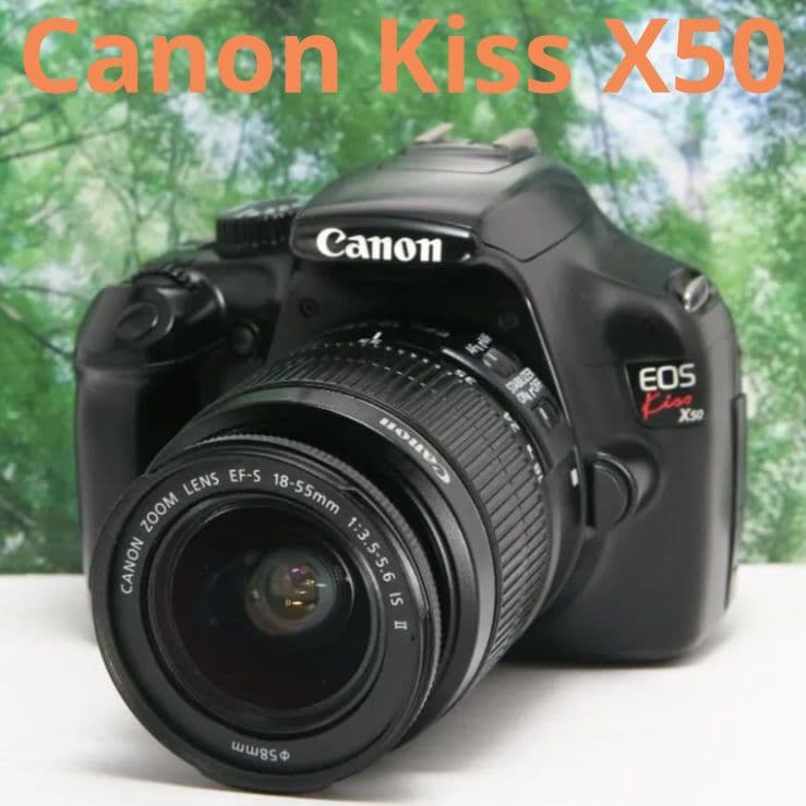 ❤シャッター数5708♪スマホに動画と写真転送☆Canon Kiss X50❤