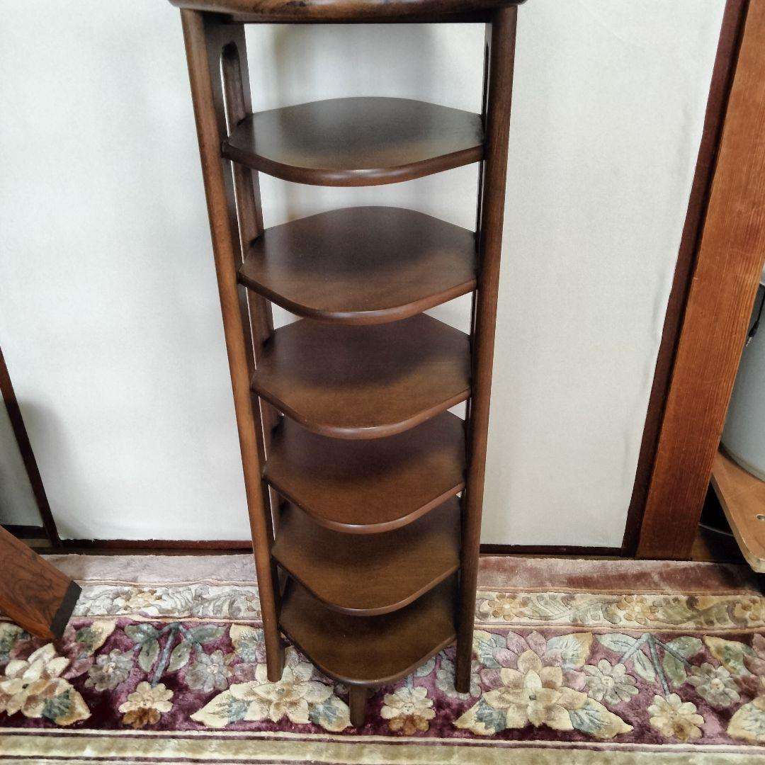 カリモクスリッパラック　シューズラック　省スペース中古美品