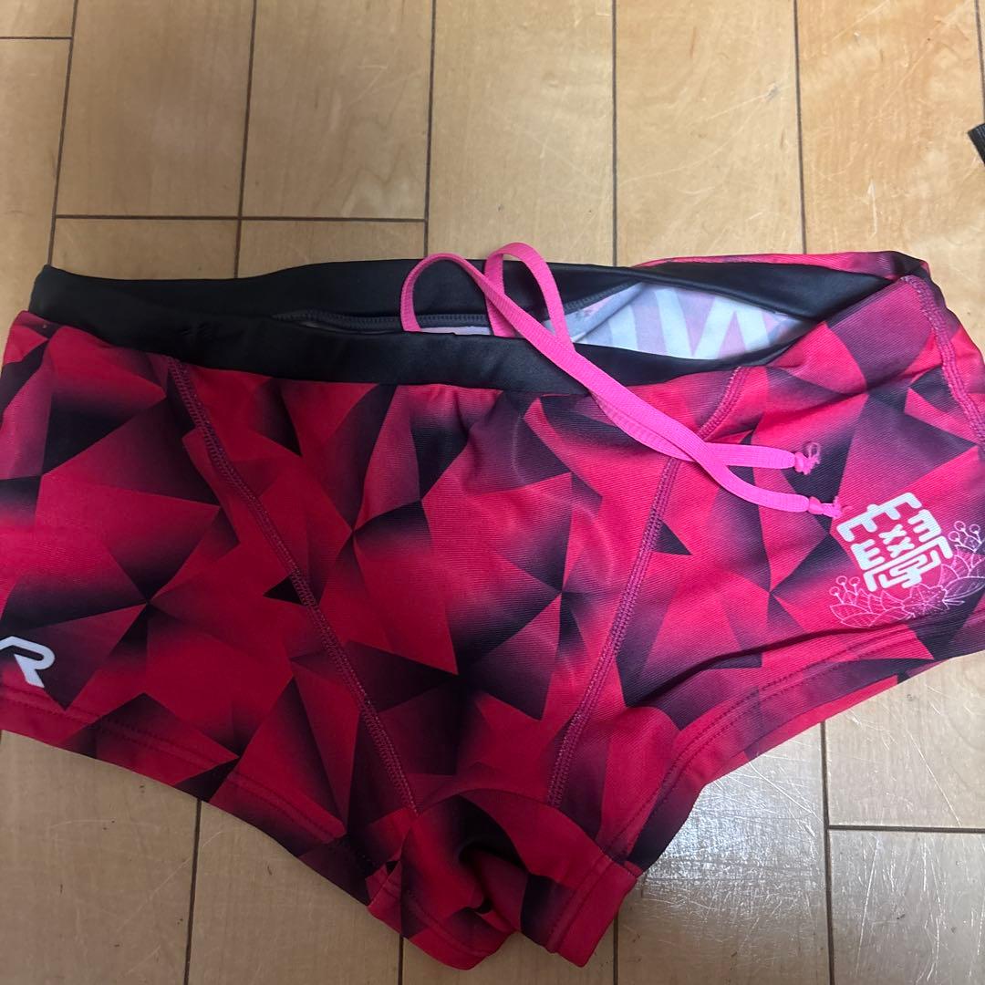 NIHON UNIVERSITY 競泳水着 赤