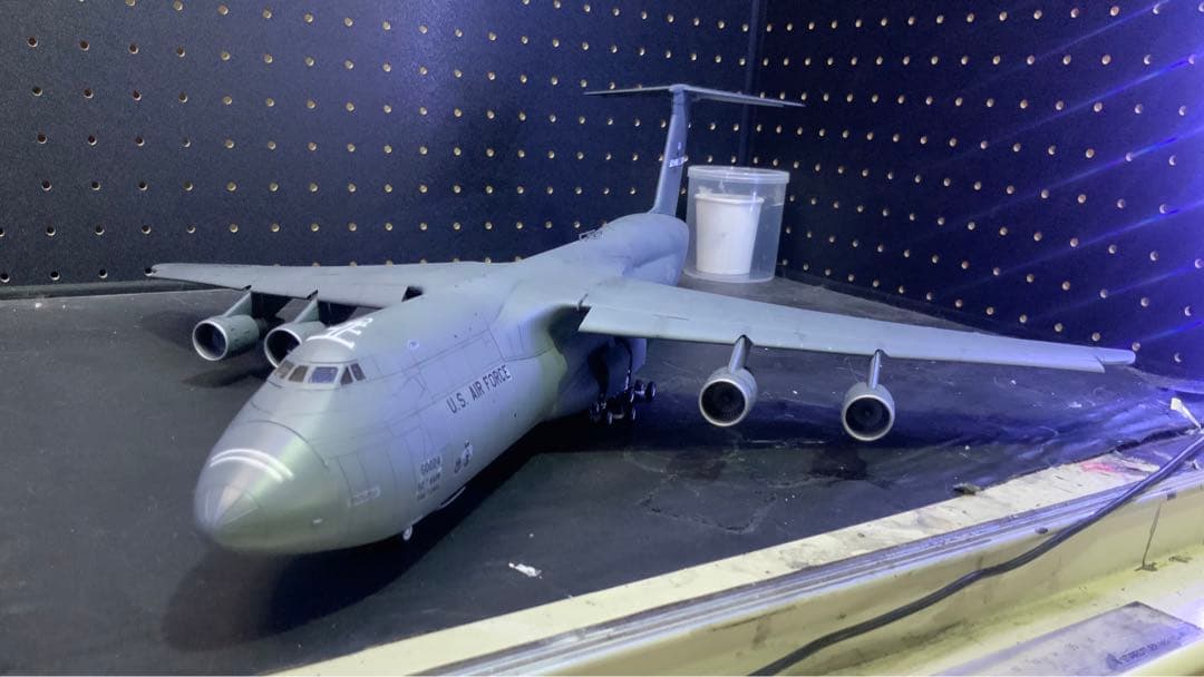 1/144スケールC5Bギャラクシー米軍大型輸送機