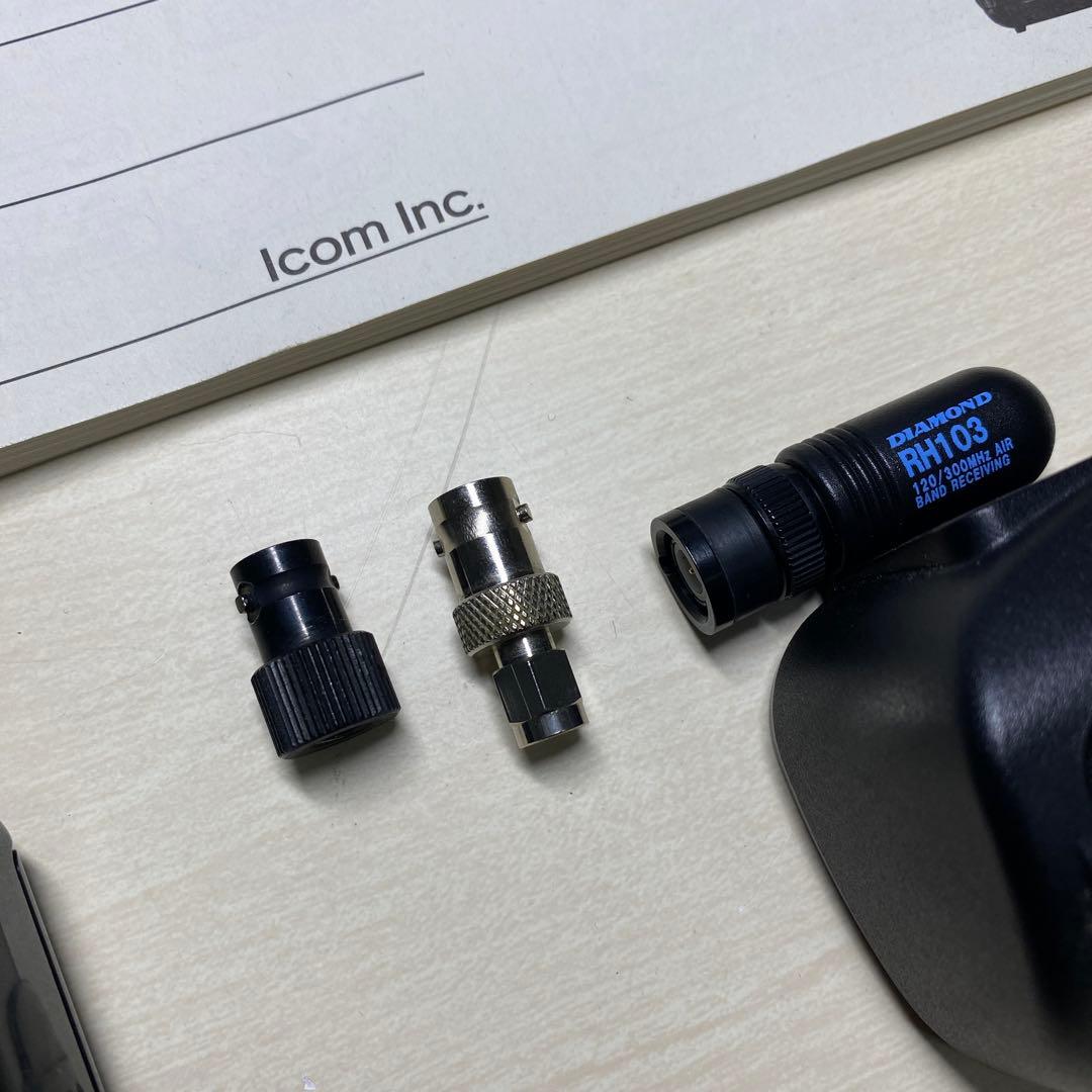 ち*だ様 動作確認済み icom ic-r6 アンテナ SMA→BNC変換コネク
