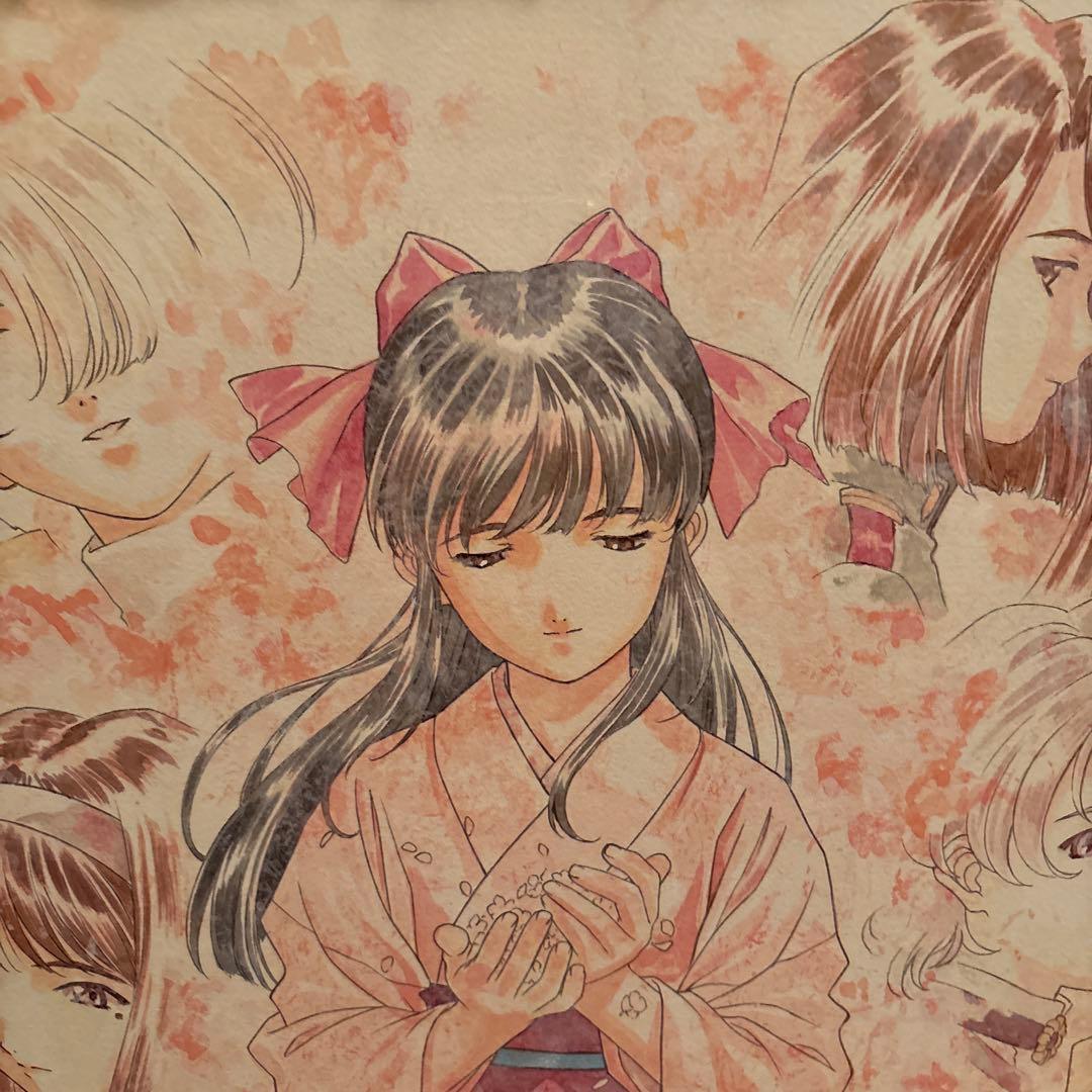 サクラ大戦　松原秀典　リトグラフ　雪月風花　大正　絵