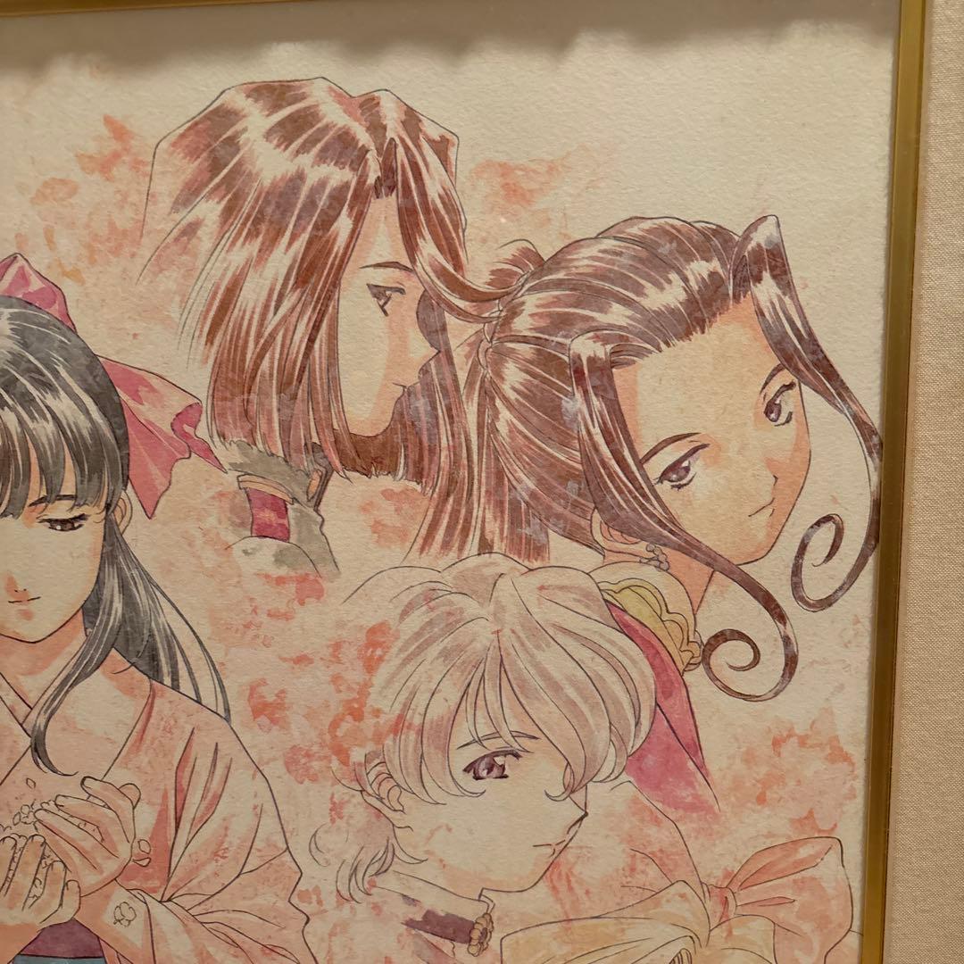 サクラ大戦　松原秀典　リトグラフ　雪月風花　大正　絵