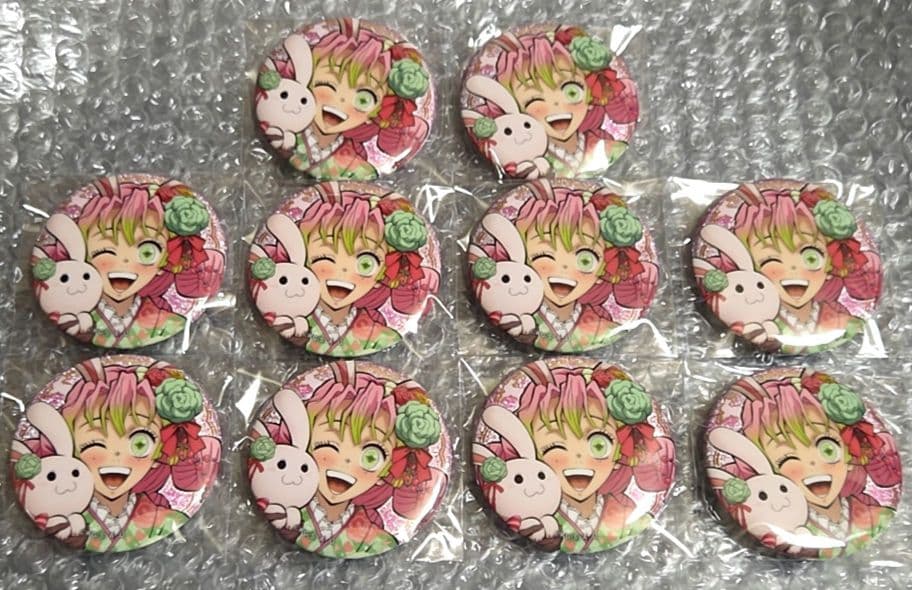 鬼滅の刃　卯年　缶バッチ　甘露寺蜜璃