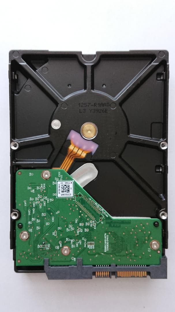 【使用時間：91時間】3TB HDD WD30EZRX 動作確認済み