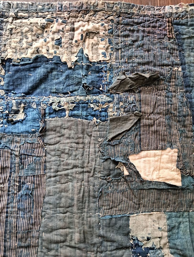3kg厚手　究極の襤褸敷物　退廃的　boro japan vintage