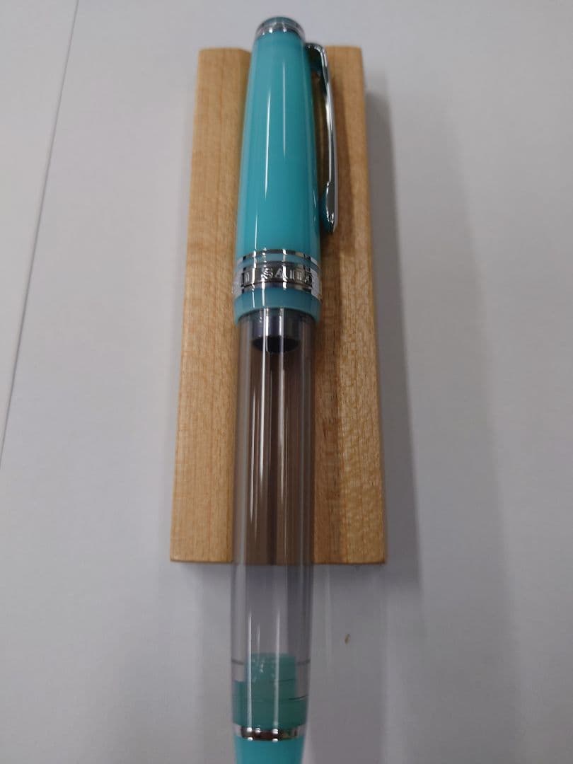 未使用　セーラー万年筆　海外モデル 万葉ペン「Moss」プロギアスリム インク付