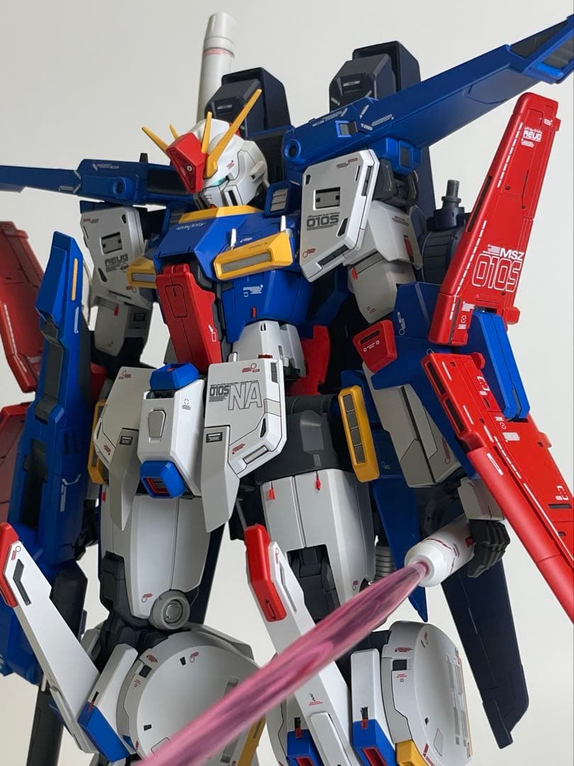 mg 強化型z zガンダムverKa 全塗装完成品