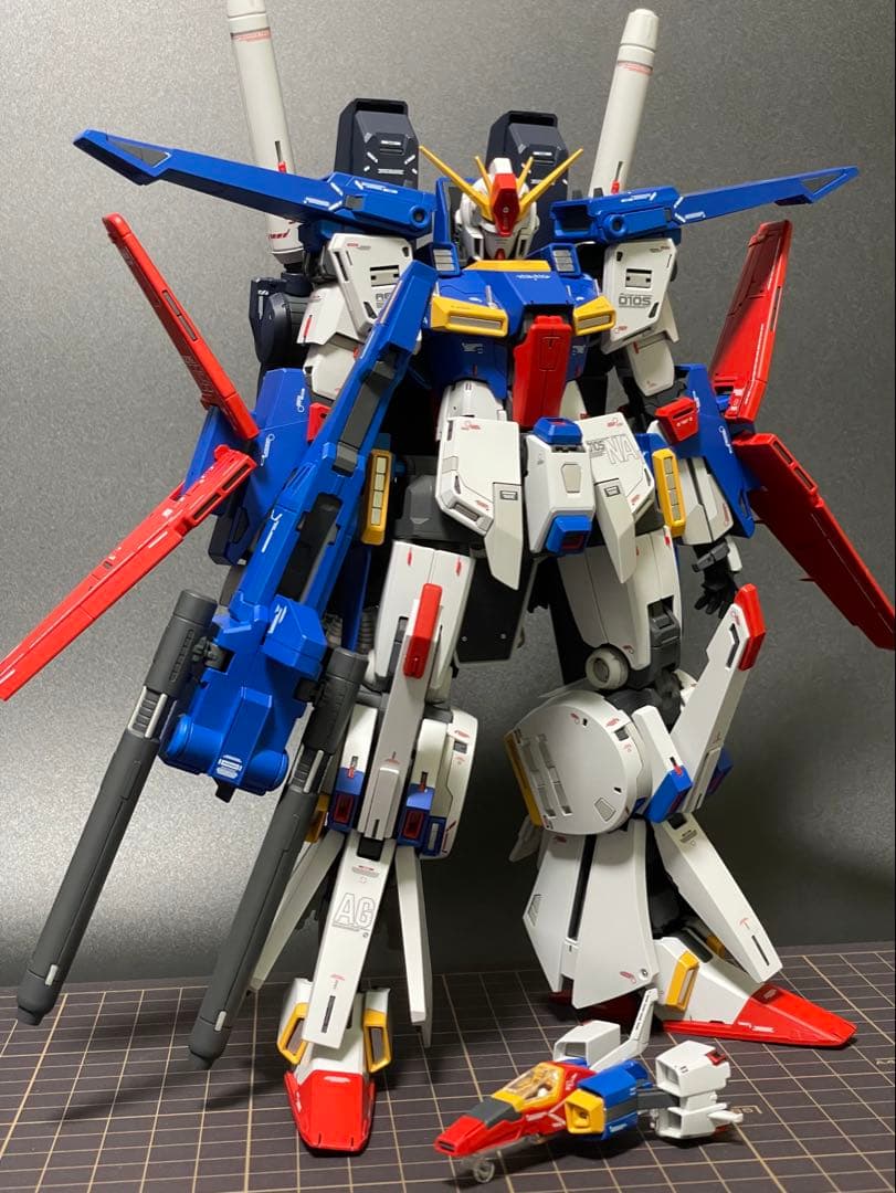 mg 強化型z zガンダムverKa 全塗装完成品