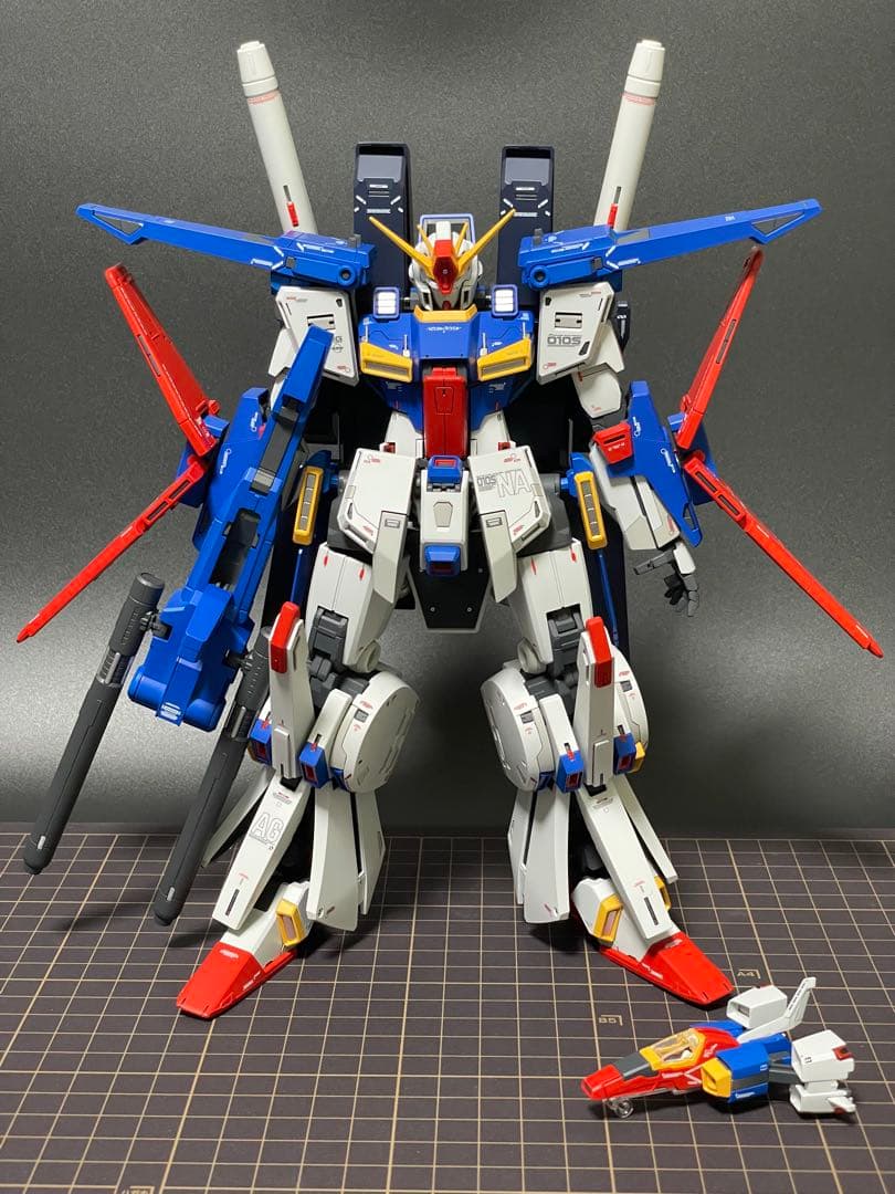 mg 強化型z zガンダムverKa 全塗装完成品