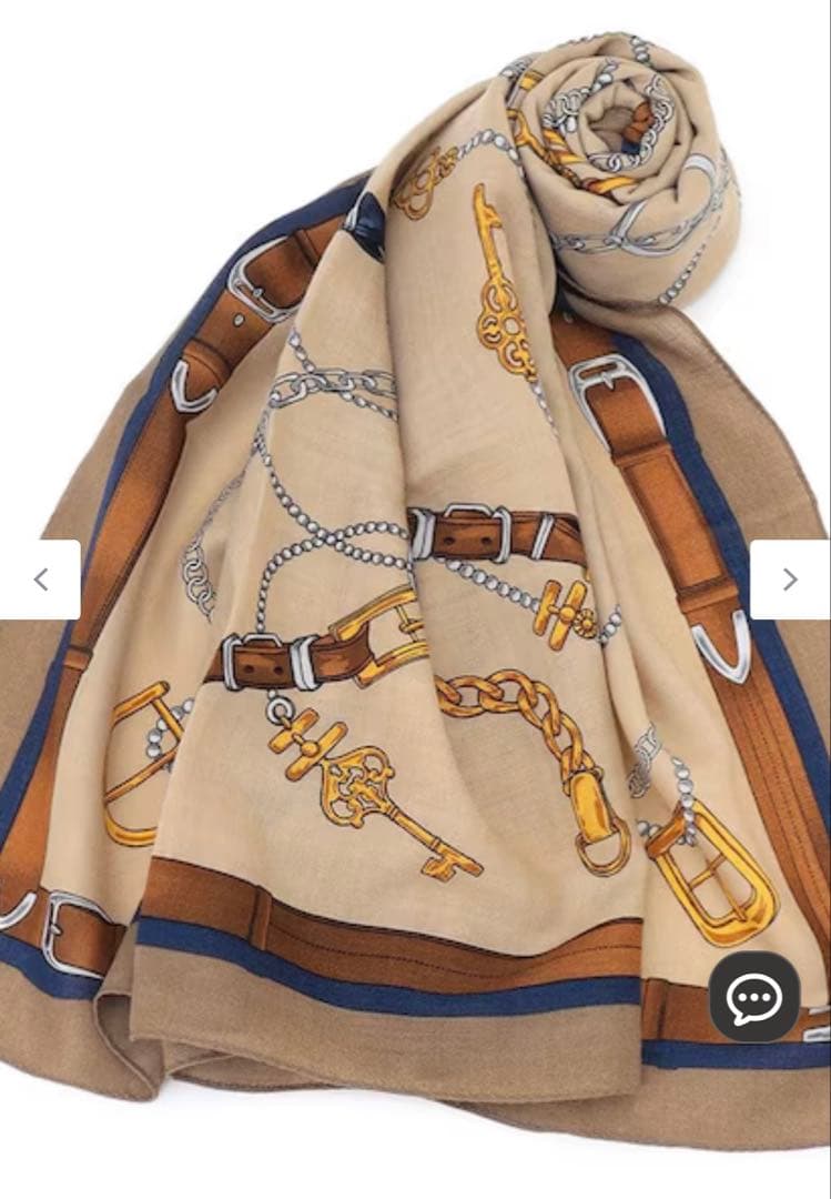 23区 Oggi・LEE掲載 ウール カシミヤ ストール