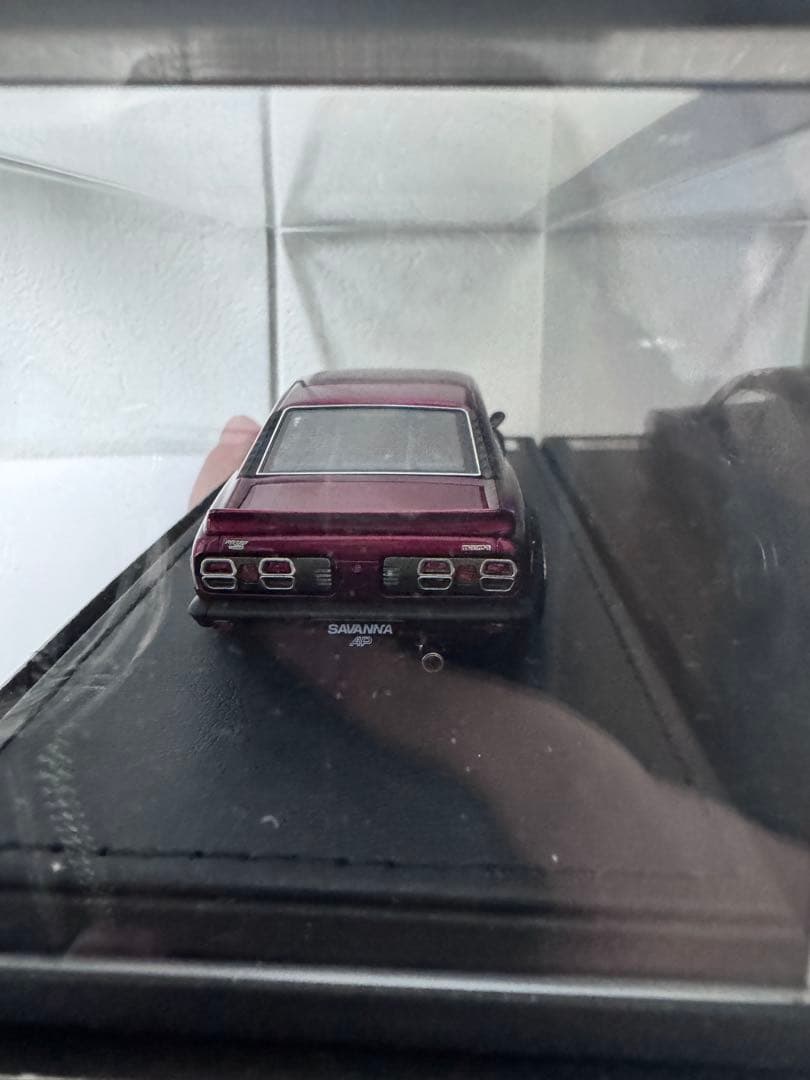 ignition model サバンナ ミニカー ワインレッド 1/43