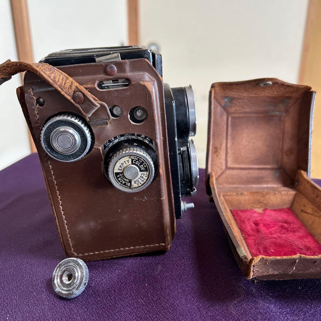 Beautyflex 二眼レフカメラ レザーケース付き