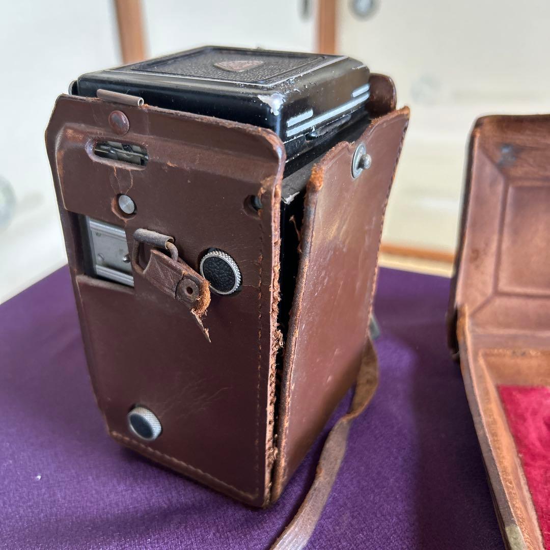 Beautyflex 二眼レフカメラ レザーケース付き