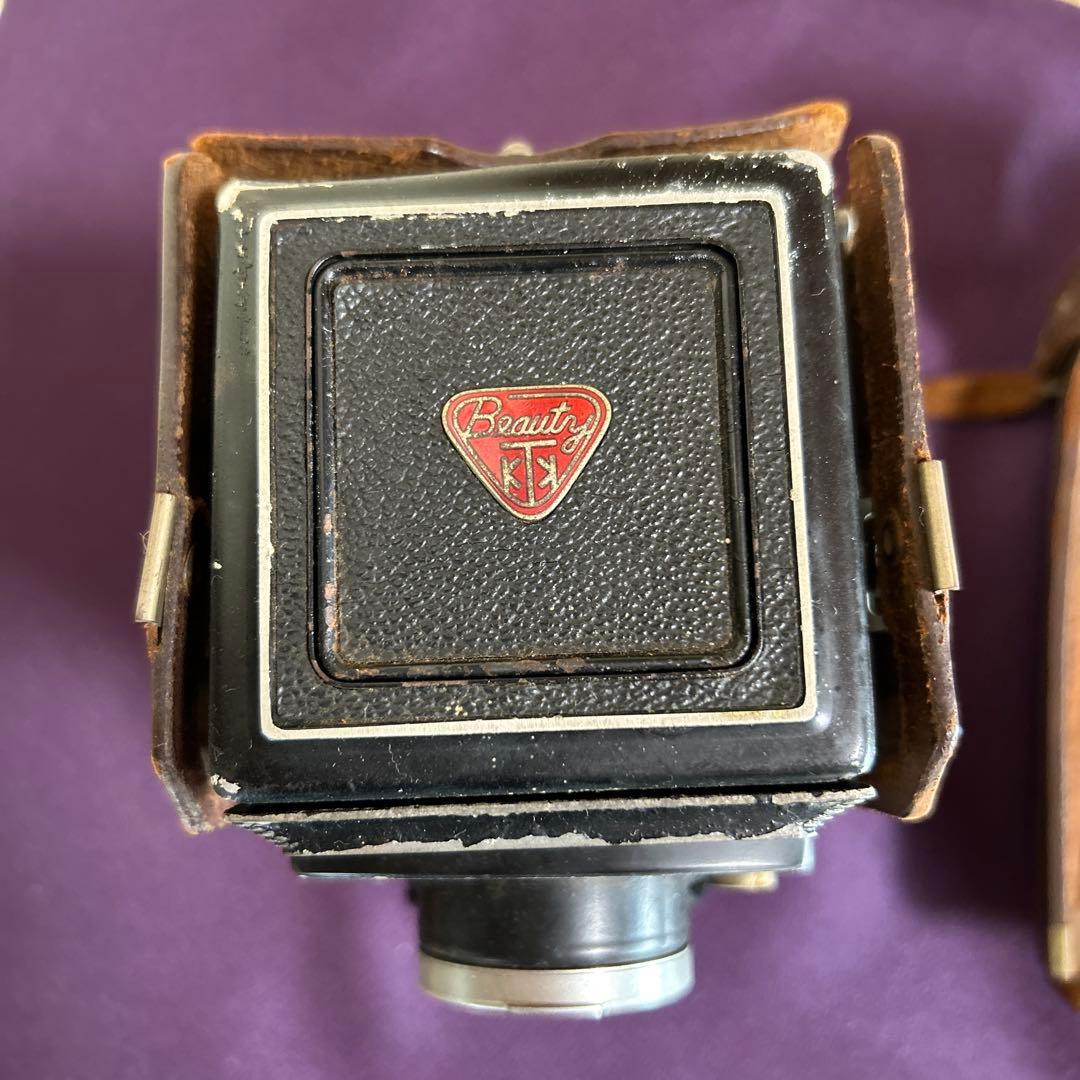 Beautyflex 二眼レフカメラ レザーケース付き