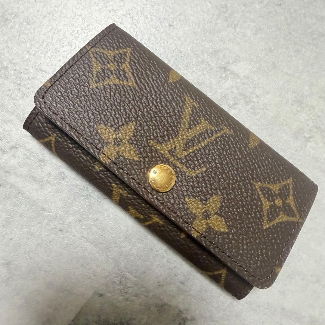 新品未使用 ルイヴィトン ミュルティクレ 4連　モノグラム キーケース